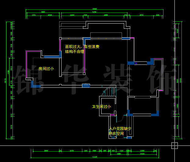 棲園155平米頂樓 戶型