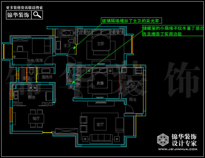 奧體新城青銅園C戶(hù)型138平米 戶(hù)型