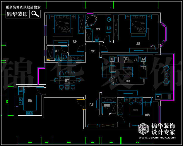 天正濱江F2戶型187平米 戶型